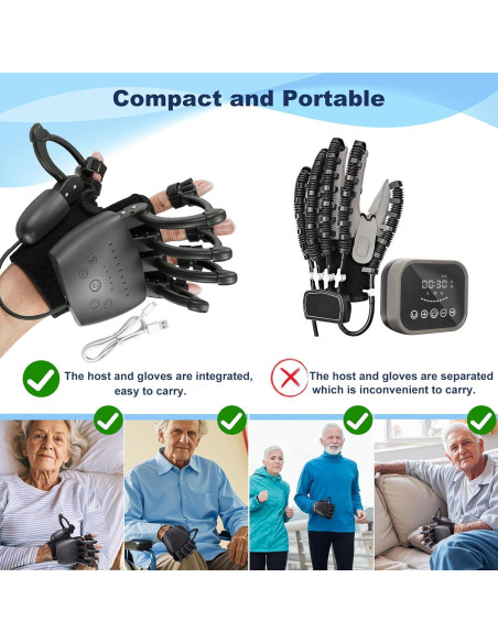 Guantes Robóticos de Rehabilitación Dresgor Mano Izquierda-S