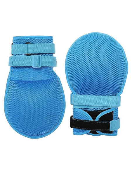 Guantes de Restricción para Demencia Fanwer - 2 Piezas, Mitones de Seguridad Transpirables