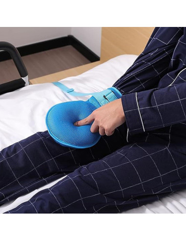 Guantes de Restricción para Demencia Fanwer - 2 Piezas, Mitones de Seguridad Transpirables