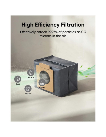 Bolsas de Polvo eufy X8 Pro - Paquete de 6 Unidades