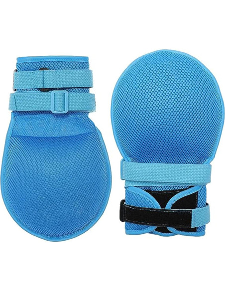 Guantes de Restricción para Demencia Fanwer - 2 Piezas, Mitones de Seguridad Transpirables