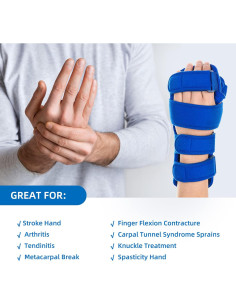 Férula de Mano en Reposo Fanwer Grande Izquierda para Recuperación 2