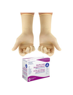 Guantes Quirúrgicos Estériles Dynarex Láttex T8.5 - 50 Pares