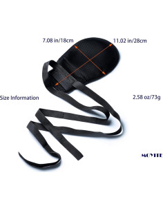 Guantes de Restricción para Demencia - Económicos, Negros, Medianos, Paquete de 2 2