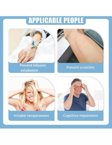 Guantes de Restricción LKLKKC para Ancianos - 2 Piezas, Transpirables