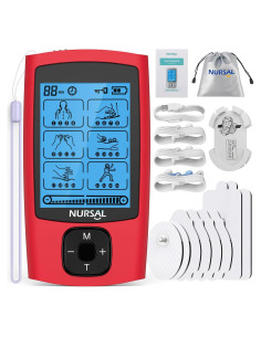 Estimulador Muscular NURSAL TENS 24 Modos con Almohadillas