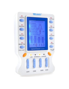 Estimulador Muscular Electrónico TAMTEC SPORT 4 Canales TENS EMS