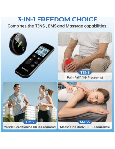 Estimulador Muscular Inalámbrico NURSAL M101A-UK1 18 Modos 2