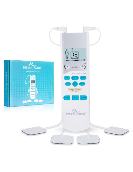 Easy@Home EHE009 Estimulador Muscular TENS Portátil - Alivio del Dolor