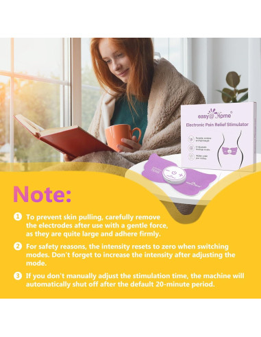 Estimulador TENS Easy@Home EHE019 Inalámbrico 6 Modos 20 Intensidades