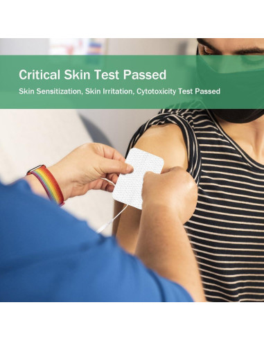 Electrodos TENS Reutilizables 32Pcs 5x5cm Grozav