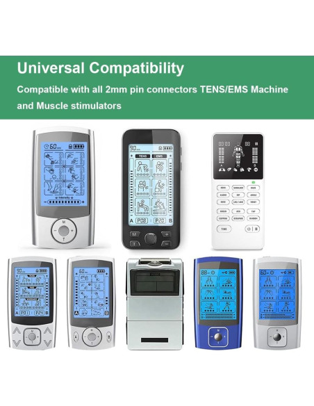 Electrodos TENS Reutilizables 32Pcs 5x5cm Grozav