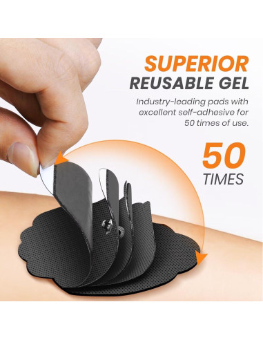 Estimulador Muscular TENS AVCOO 4 Canales 24 Modos Alivio Dolor