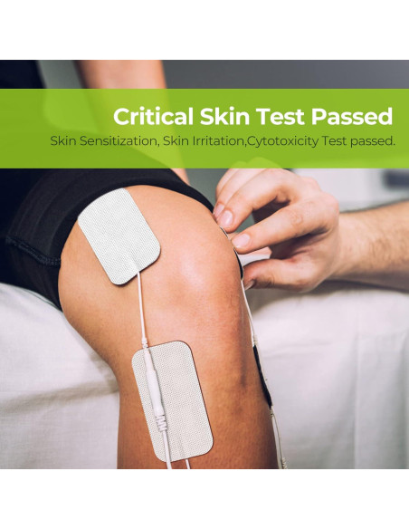 Almohadillas TENS AUVON 5x10cm 10 Pcs Sin Látex Autoadhesivas