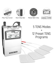 Unidad de Estimulación TENS iStim EV820 con 8 Electrodos 2