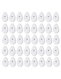 40 Almohadillas Electrodos TENS EMS Foxpeed Reutilizables 30 Veces