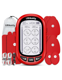 Estimulador Muscular TENS Uthlusty Doble Canal 24 Modos