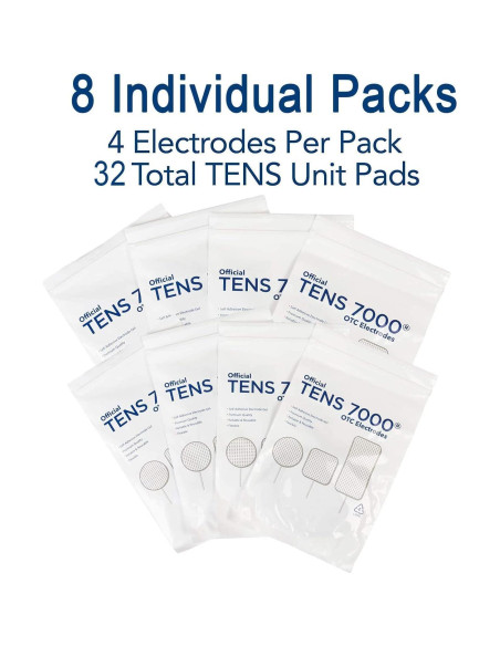 Almohadillas de Reemplazo TENS 7000 - Paquete de 32 Unidades