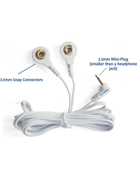 Cables de Reemplazo TENS Descuento TENS 2 Conectores 3.5mm