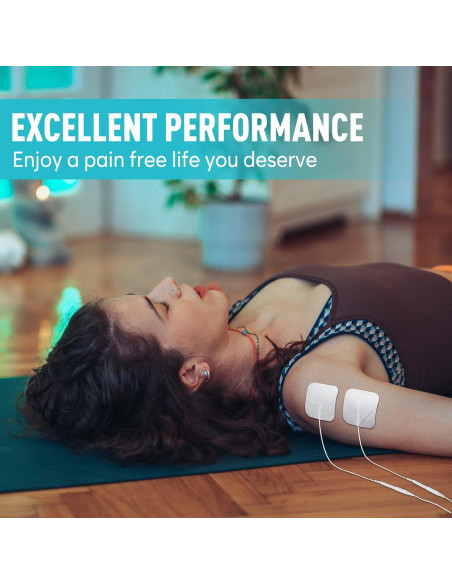 Almohadillas TENS Easy@Home 16 Reutilizables 5.08cm x 5.08cm