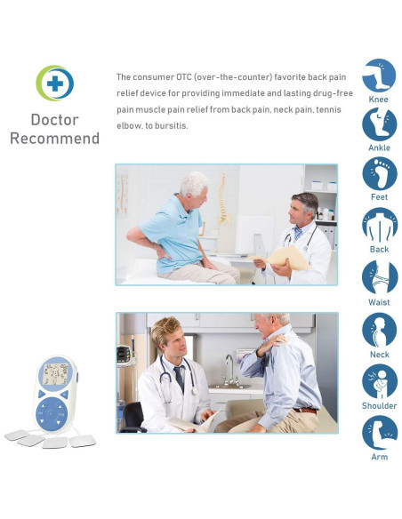 Estimulador Muscular TENS EMS Ulaif 2020 Portátil 32 Modos