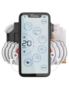 Estimulador Muscular TENS TechCare Touch X 24 Modos Pantalla Táctil