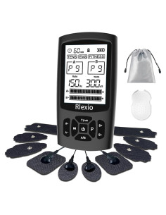 Estimulador Muscular TENS RLEXIO DS-TENS01 Negro 24 Modos