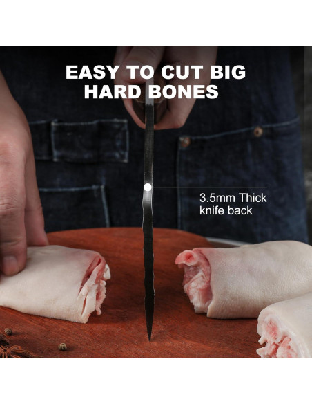 Cuchillo de Carnicero Zhang Xiao Quan 16 cm Acero Inoxidable