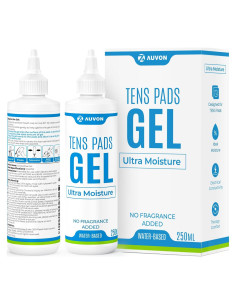 Gel Conductivo AUVON 2 x 250ml para Almohadillas TENS