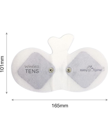 Almohadillas Electrodos Inalámbricas Easy@Home ETP015 4 Pzas 16.5x7.6cm