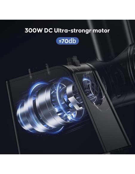 Rallador de Queso Eléctrico VVAKAM 300W 5 Cuchillas Negro