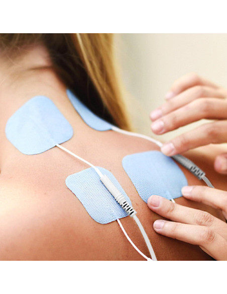 Almohadillas Electrodos TENS Santamedical 40 Pcs 5x5 cm Reutilizables