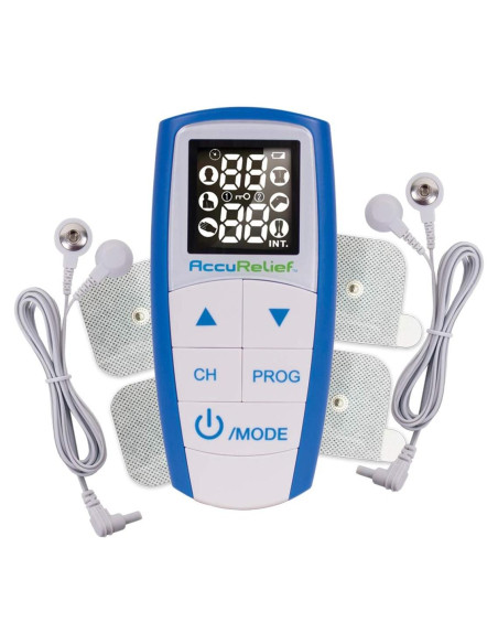 AccuRelief 3-en-1 TENS EMS Masajeador Alivio Dolor
