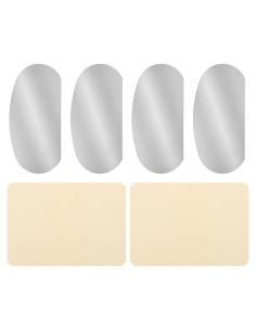 Kit de Herramientas de Cerámica YOKIVE 4 Piezas Acero Inoxidable