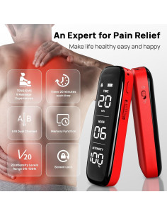 Unidad TENS Estimulador Muscular Doble Canal 6 Modos 20 Niveles 2