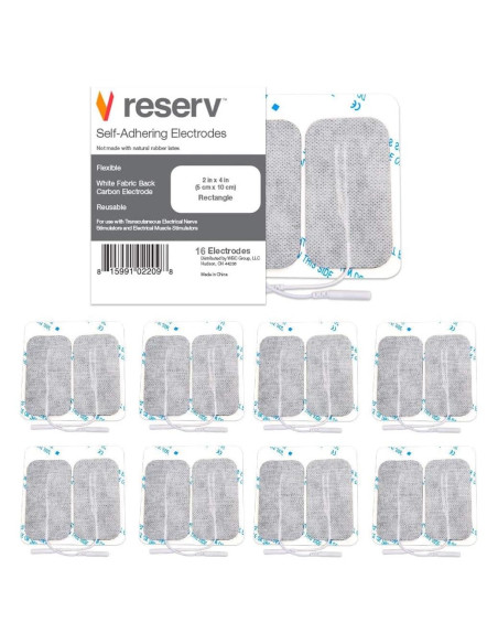 Electrodos Reutilizables TENS Reserv 5x10 cm 16 Unidades