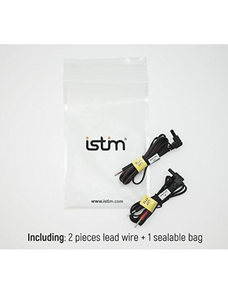 Cables de Reemplazo TENS iStim 2 Piezas 2mm Conectores
