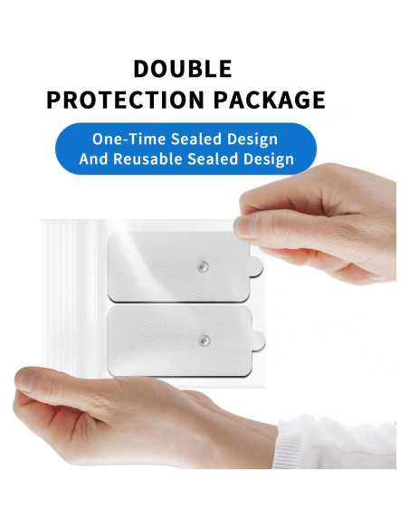 PADS de Reemplazo TENS MELEDE 40 Pcs Electrodos 3.5mm