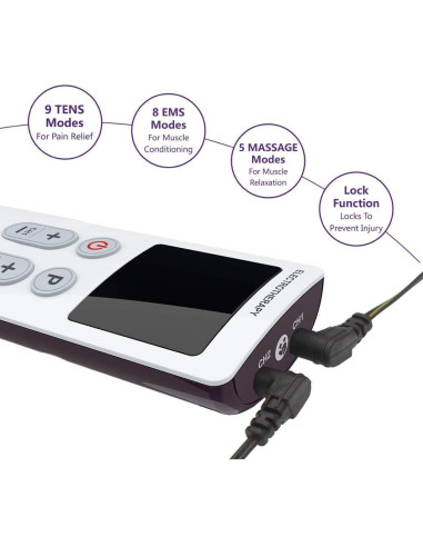 Masajeador de Pulso Ulaif TENS 22 Modos Portátil Alivio Dolor