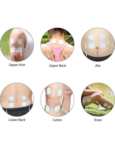 Masajeador de Pulso Ulaif TENS 22 Modos Portátil Alivio Dolor