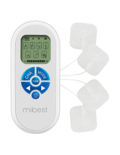 Masajeador TENS MIBEST Portátil - Estimulador Muscular EMS