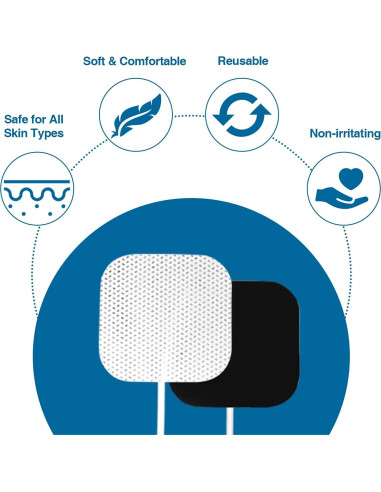 Masajeador TENS MIBEST Portátil - Estimulador Muscular EMS
