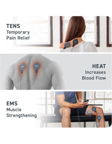 Estimulador Muscular TENS EMS Pure Enrichment PurePulse Trio