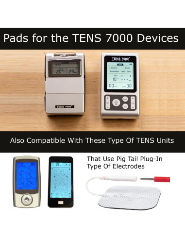 Almohadillas Electrodos TENS 7000 - Paquete de 16 Unidades