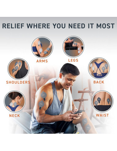 Estimulador Muscular TENS EMS Pure Enrichment PurePulse Trio