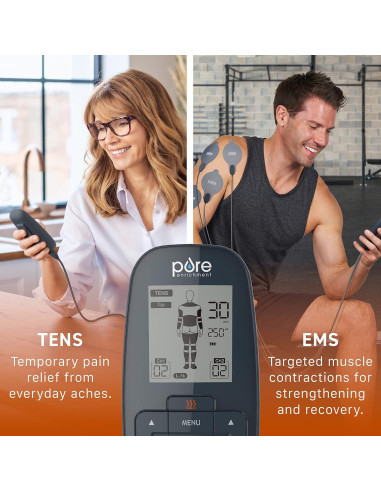 Estimulador Muscular TENS EMS Pure Enrichment PurePulse Trio
