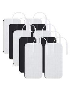 PADS Electrodos TENS VOVOU 10 Pcs 5x10 cm Reutilizables