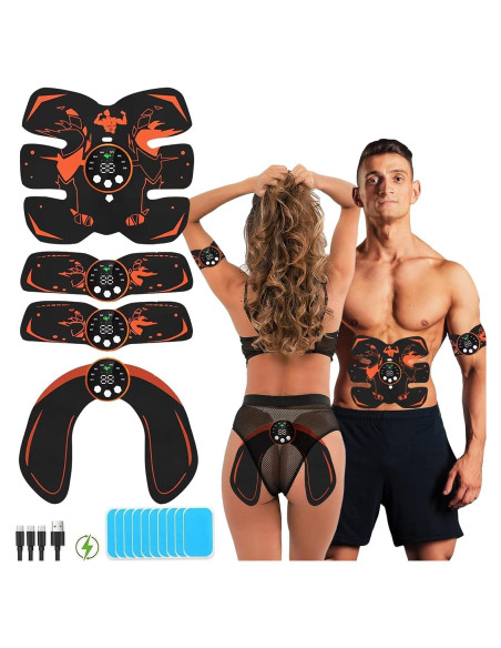 Cinturón de Fitness Erysin Estimulador Muscular 29 Niveles