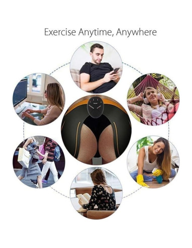 Cinturón de Tonificación Abdominal Stories.Label SM9065 Negro