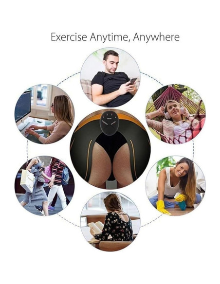 Cinturón de Tonificación Abdominal Stories.Label SM9065 Negro